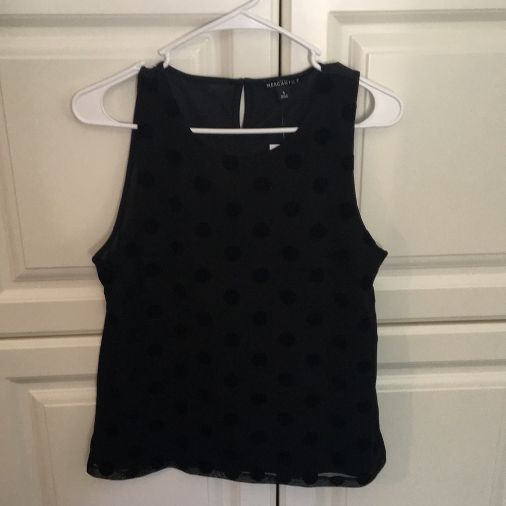 BNWT J Crew Black Tank